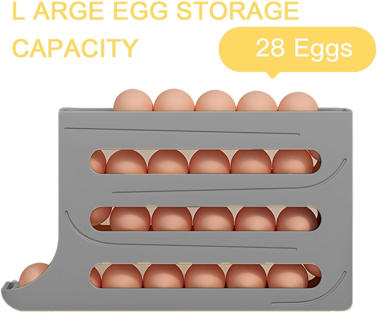 Glam 4-Tier 28-Egg Rolling Dispenser